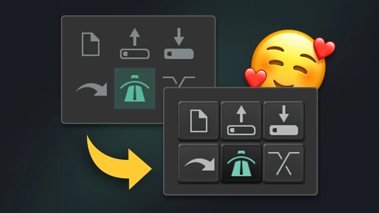 Cómo agregar bordes a los íconos de la toolbar en REAPER 6